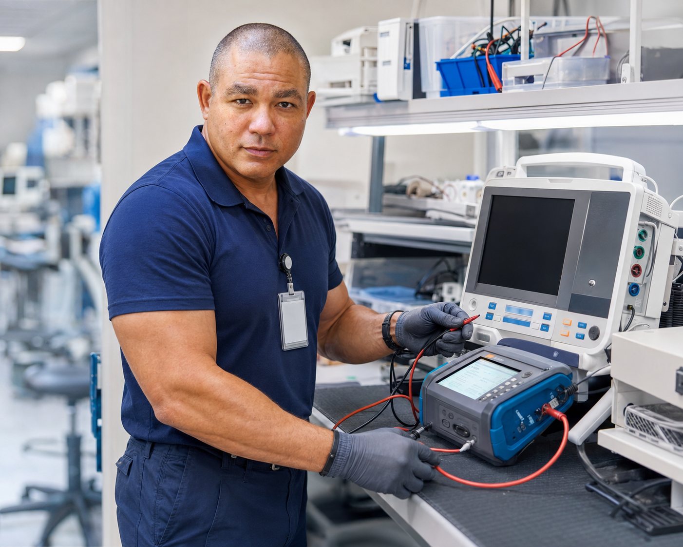 BiomedRx healthcare technology management team delivering isolated power system santa clara