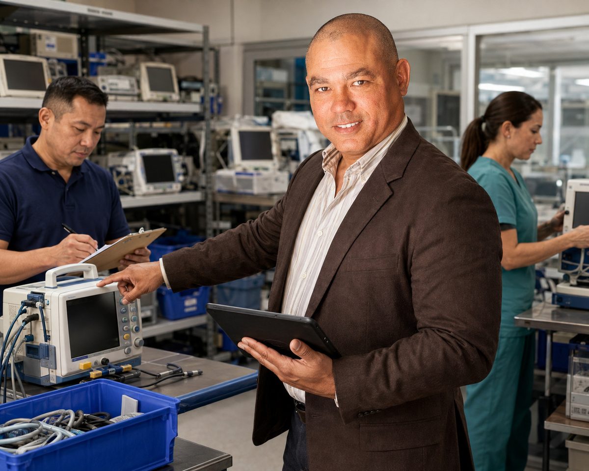 Devin Organizes Hospital Equipment Inventory Devin Organizes Hospital Equipment Inventory