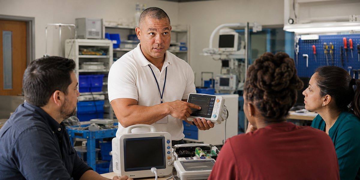 Devin teaches clinical alarm management Devin teaches clinical alarm management