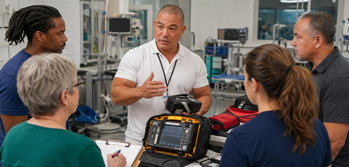 Devin Teaches Emergency Medical Equipment Preparedness Devin Teaches Emergency Medical Equipment Preparedness