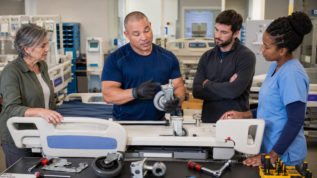 Devin Teaches Safe Hospital Bed Repairs Devin Teaches Safe Hospital Bed Repairs