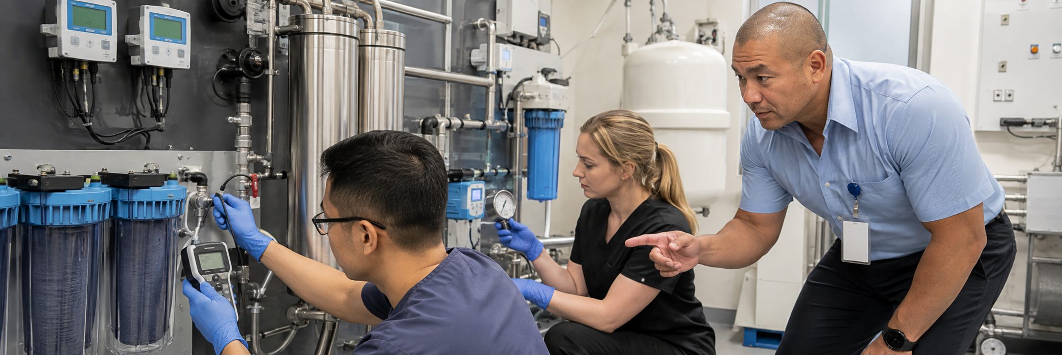 Mammography and medical imaging equipment service | BiomedRx HTM services Medical imaging equipment service on a mammography system with test instrumentation