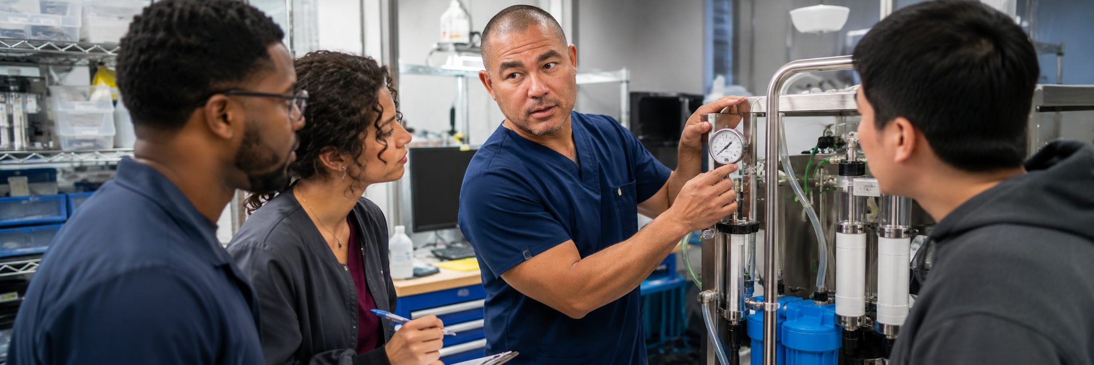 Ventilator service and equipment depot maintenance | BiomedRx HTM services Ventilator and transport monitor service in a hospital equipment depot
